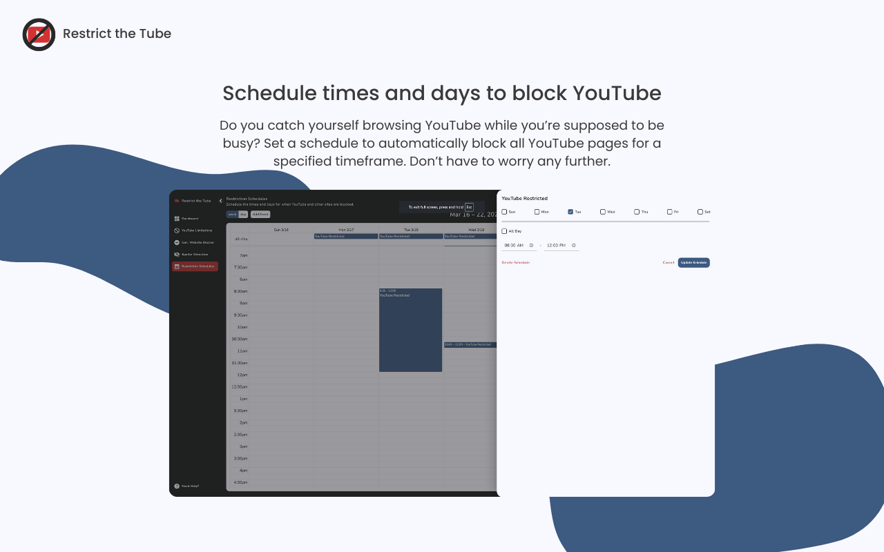 a screen displaying scheduling calendar on dashboard